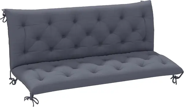 3 Sitzer Bankauflage 150 x 98 x 8 cm Sitzkissen mit