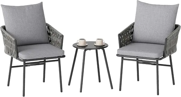 3-TLG. Rattan Bistroset