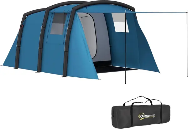Aufblasbares Zelt für 3–6 Personen Outdoor Campingzelt