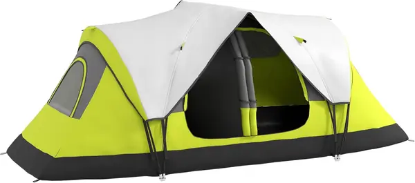 Campingzelt – Tunnelzelt für 3 Personen, mit Lichthaken