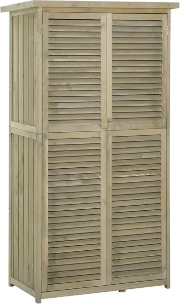 Gartenschrank Holz Geräteschuppen Gerätehaus mit