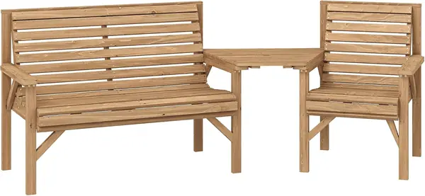 Gartenstühle 3er-Set – Gartenstuhl, Bank