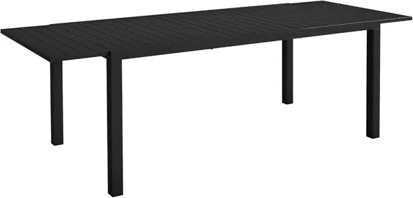Gartentisch ausziehbarer Tisch Patio-Esstische Aluminium