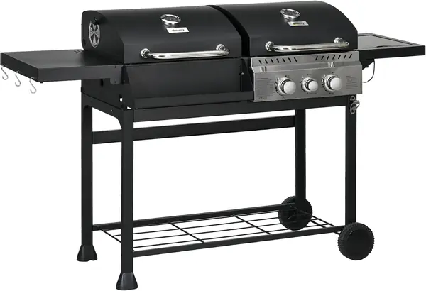Grillwagen Gasgrill mit 2+1 Brenner