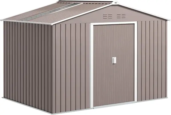 Metall Gerätehaus 4 – 9 m2, Gartenhaus mit Satteldach