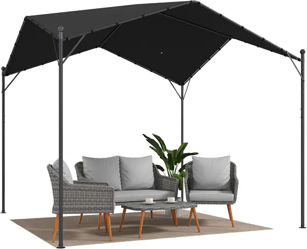 Pergola Pavillon 3x3m Wasserabweisend Stabil Winterfest