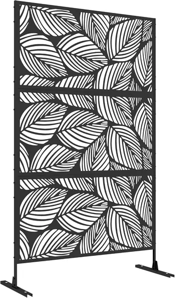 Raumteiler 3-teilig 122 x 198 cm Gartensichtschutz
